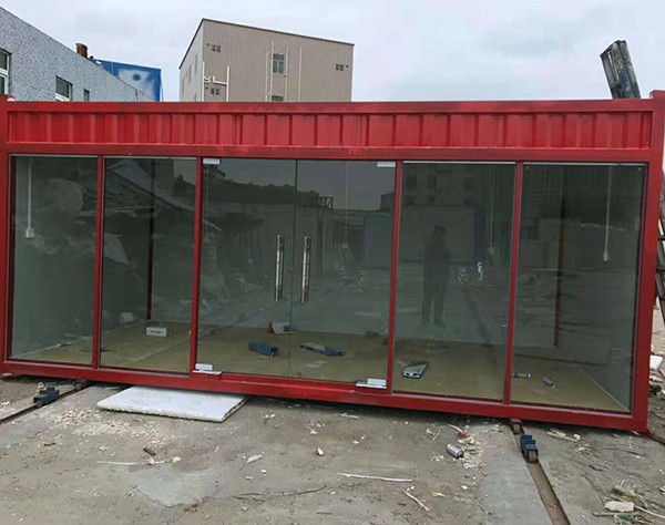 商用可移动集装箱房建成